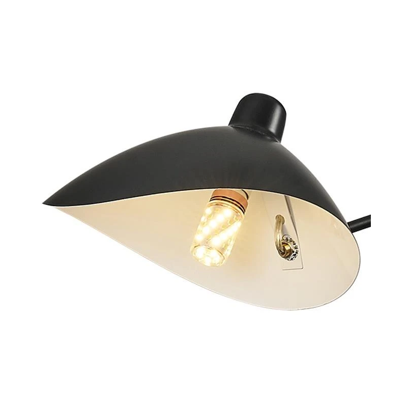 Lampa griestu around 2xe27 melna