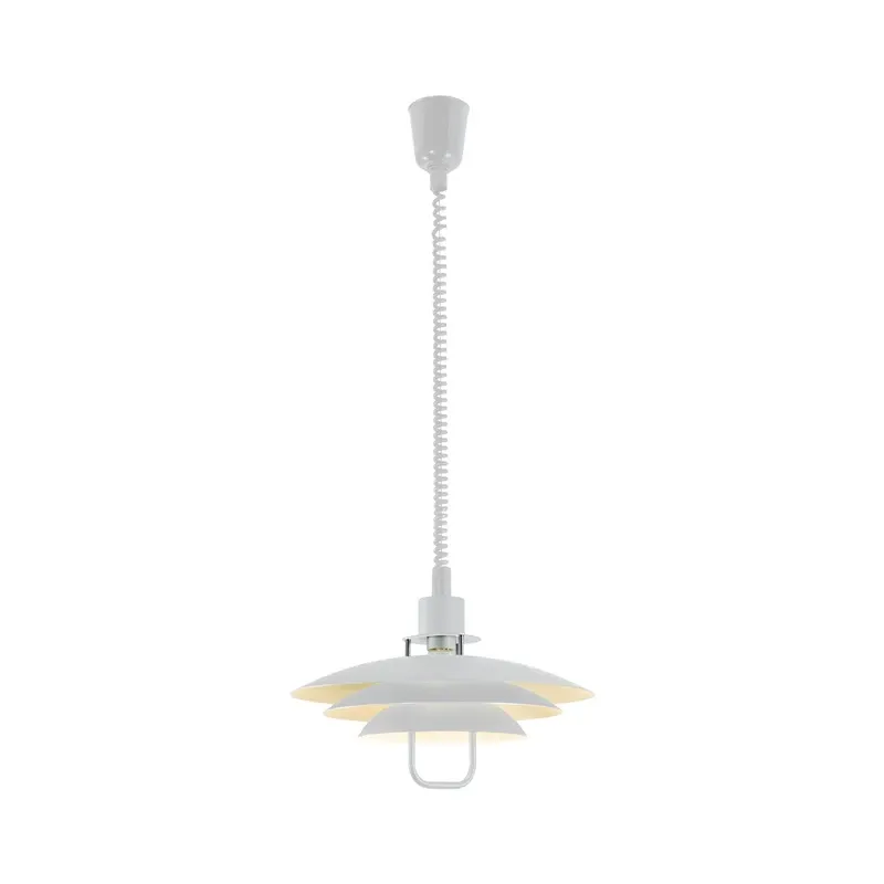 Pendant light isle e27 white