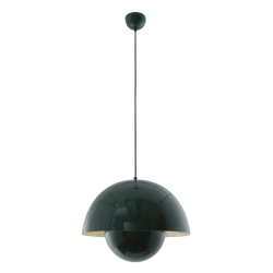 Lampa piekar. van d40 e27 melna