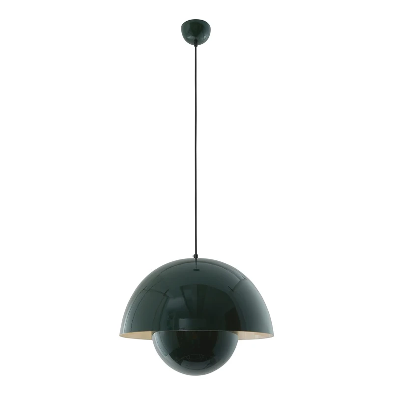 Lampa piekar. van d40 e27 melna