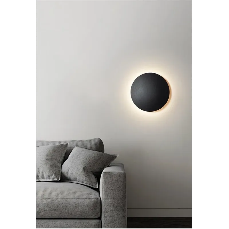 Lampa sienas Domoletti Muna 18151-S-BK, 4000 °K