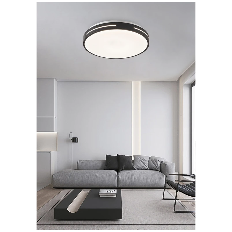 Lampa led piekar. zula cct 38cm melna