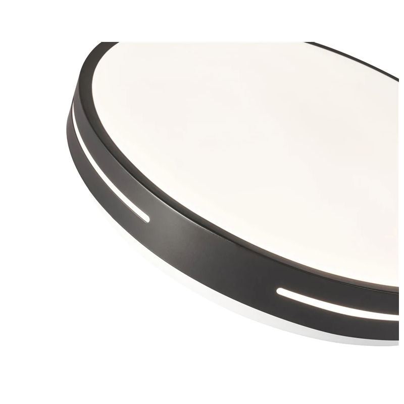 Lampa led piekar. zula cct 38cm melna