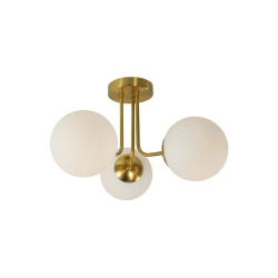 Lampa griestu raile 3xe27 zelta