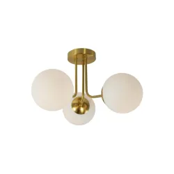 Lampa griestu raile 3xe27 zelta