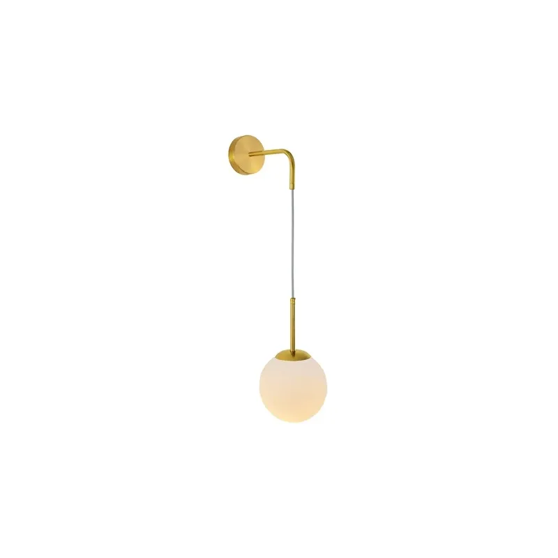 Wall pendant light raile e27 gold