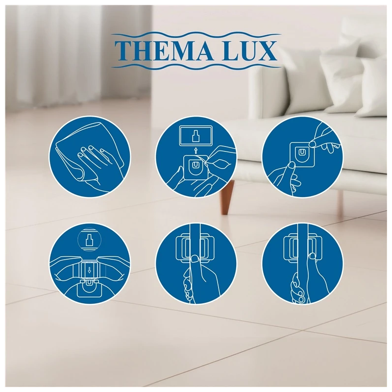 Turētājs līm.slotai lz2101 themalux