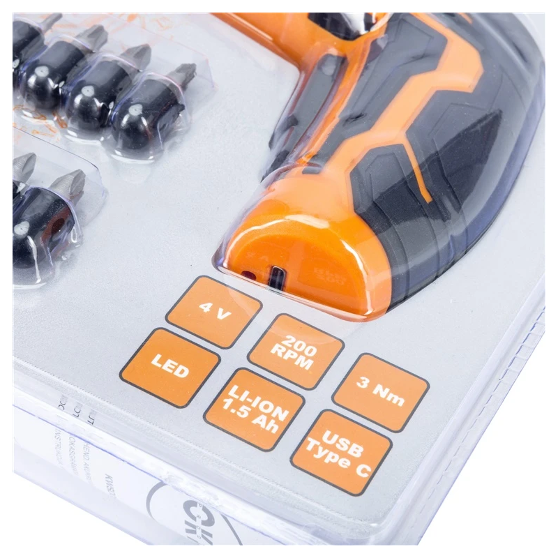 Skrūvgriezis akum.kwsd08-4t 4v 1,5ah