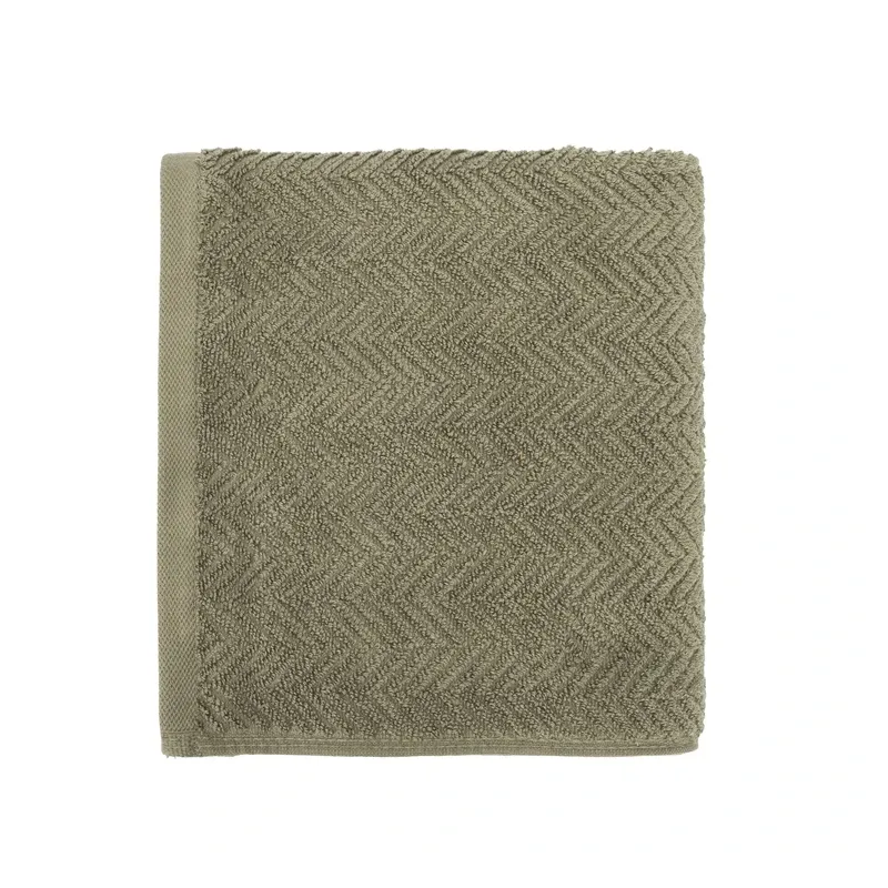 Towel visby 550 gsm 50x90 olive green