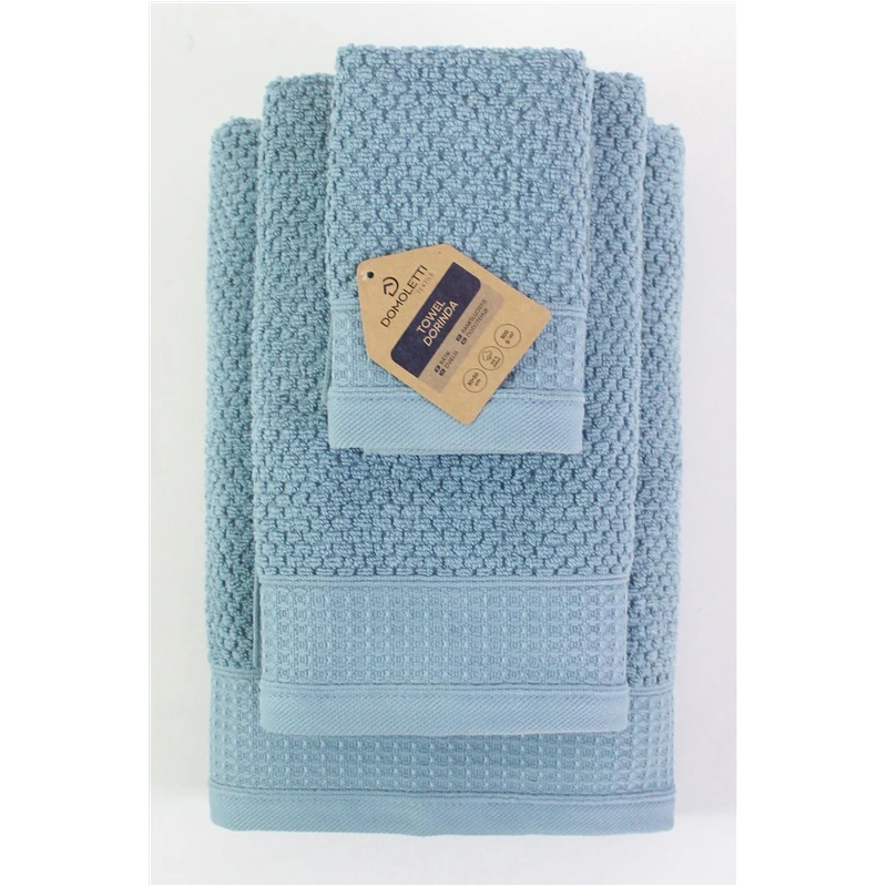 Dvielis vannai Domoletti DORINDA, zils, 70 x 140 cm