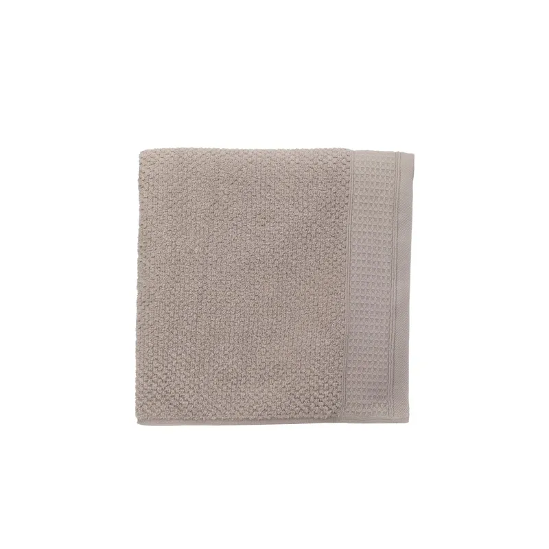 Vannas dvielis Domoletti DORINDA, pelēka-gaiši brūna, 140 cm x 70 cm