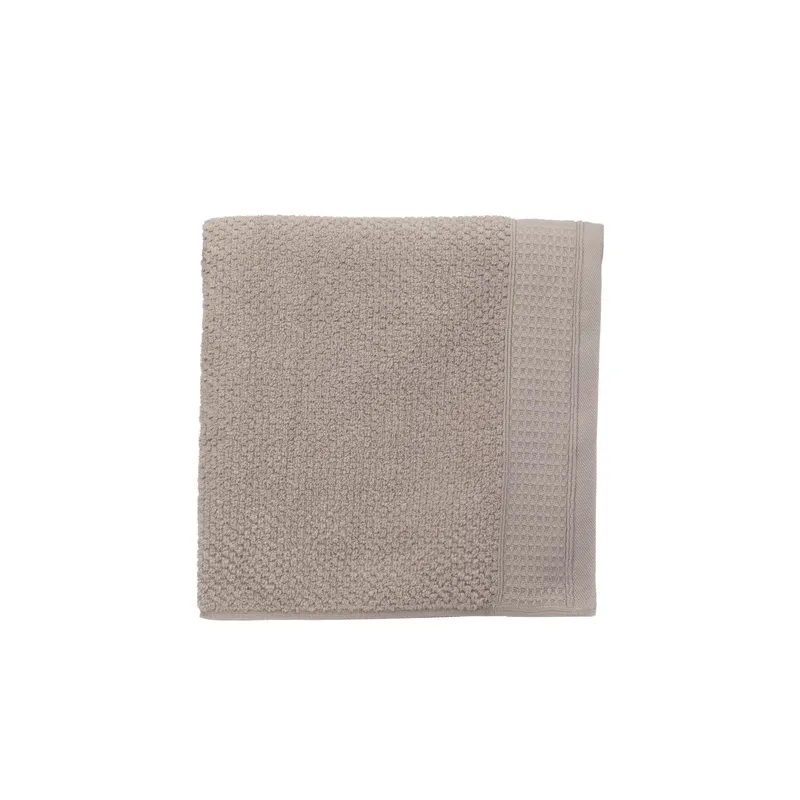 Vannas dvielis Domoletti DORINDA, pelēka-gaiši brūna, 140 cm x 70 cm