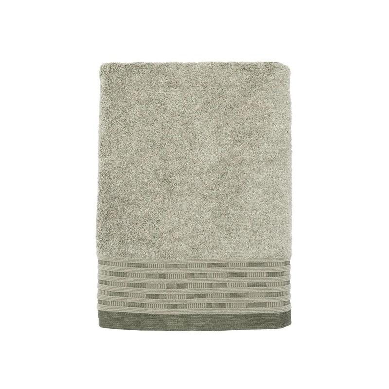 Dvielis vannai Domoletti HUDSON, zaļš, 70 x 140 cm