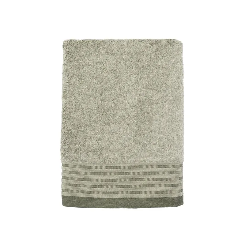 Vannas dvielis Domoletti HUDSON, olīvzaļa, 140 cm x 70 cm