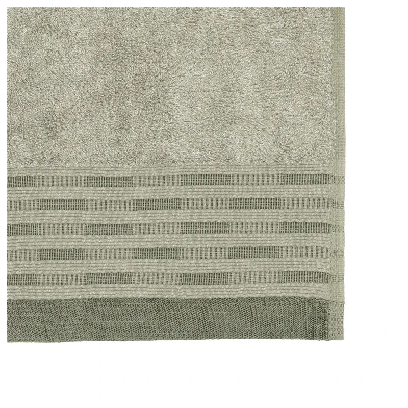 Vannas dvielis Domoletti HUDSON, olīvzaļa, 140 cm x 70 cm