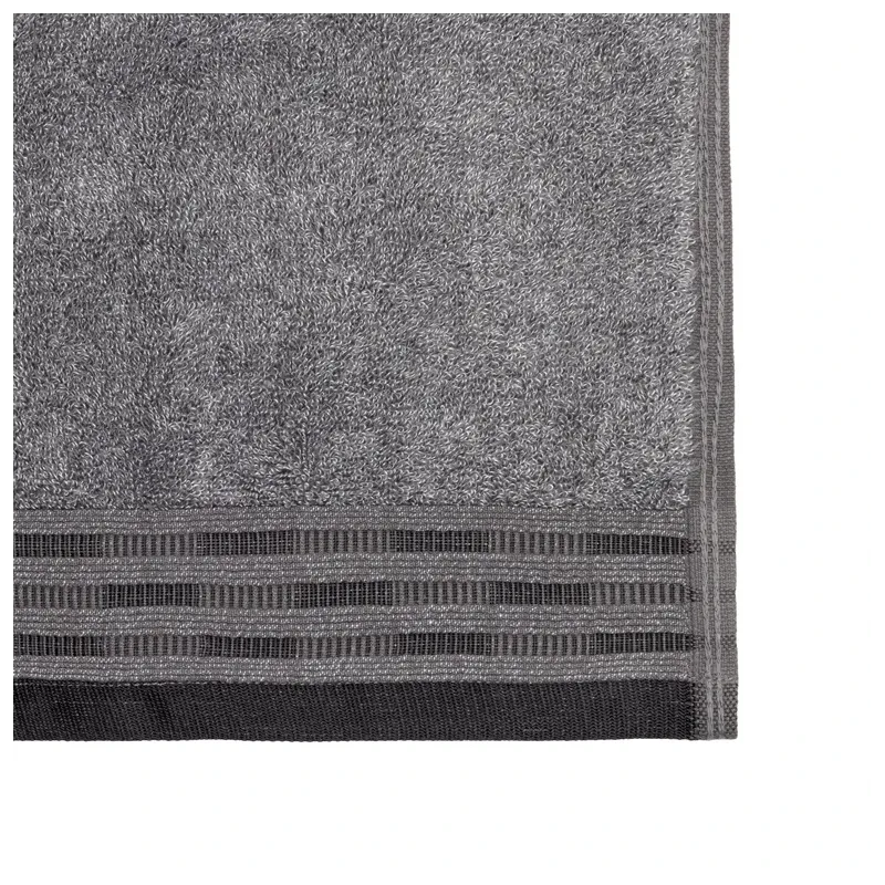 Vannas dvielis Domoletti HUDSON, pelēka, 90 cm x 50 cm