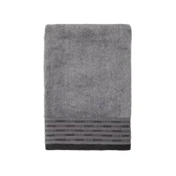 Bath Towel Domoletti HUDSON, grey, 70 x 140 cm
