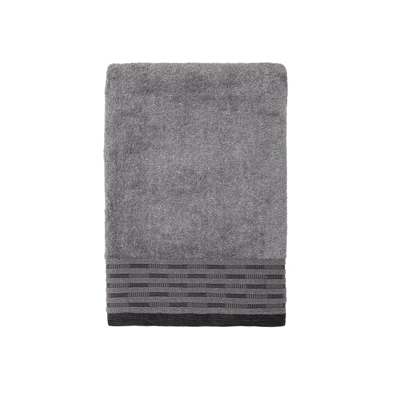 Dvielis vannasistabai Domoletti HUDSON, pelēks, 70 x 140 cm