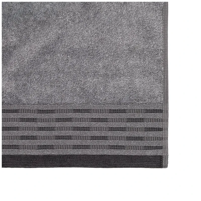 Rankšluostis vonios Domoletti HUDSON. pilkas. 70 x 140 cm