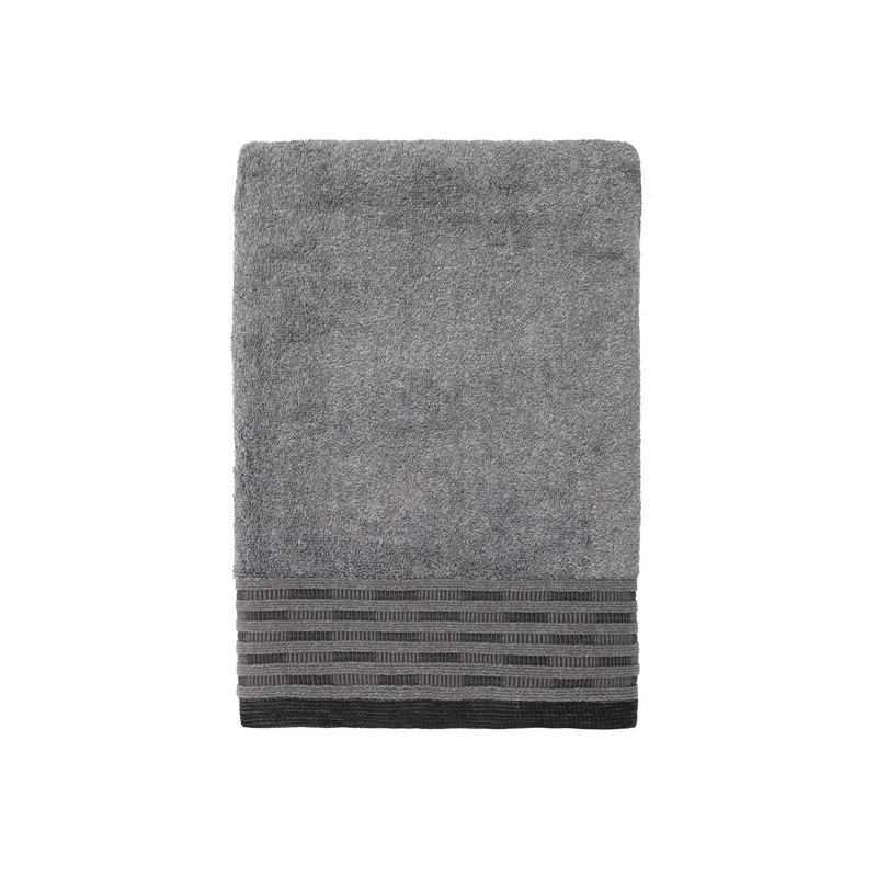 Dvielis vannasistabai Domoletti HUDSON, pelēks, 70 x 140 cm