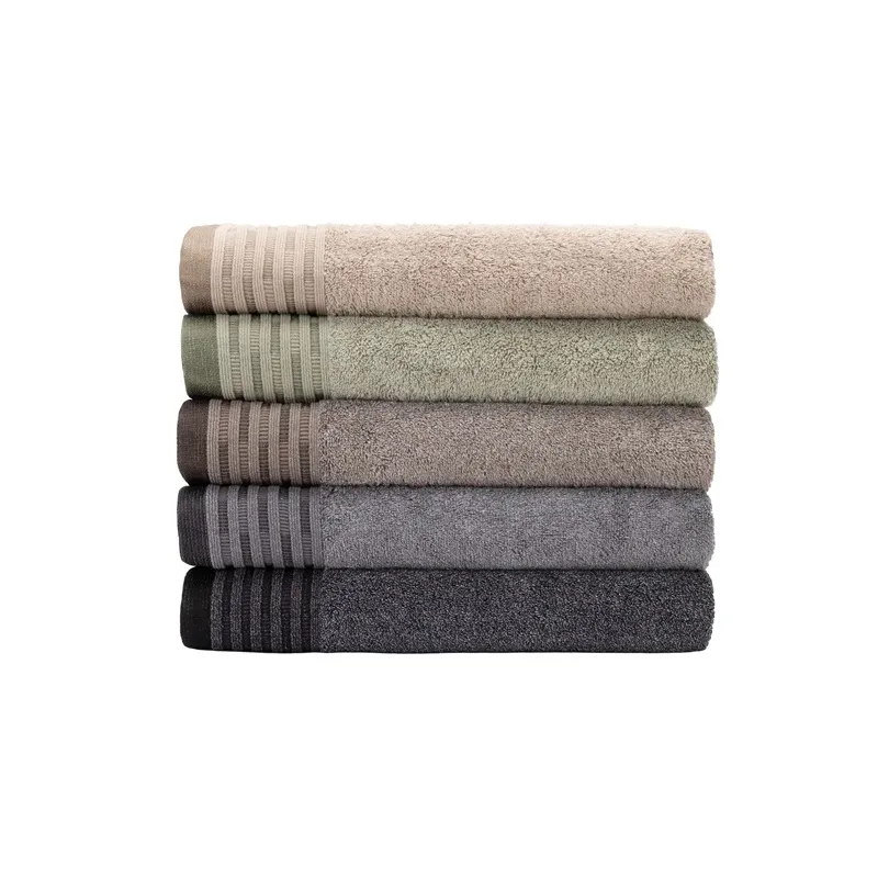 Vannas dvielis Domoletti HUDSON, melna, 50 cm x 30 cm