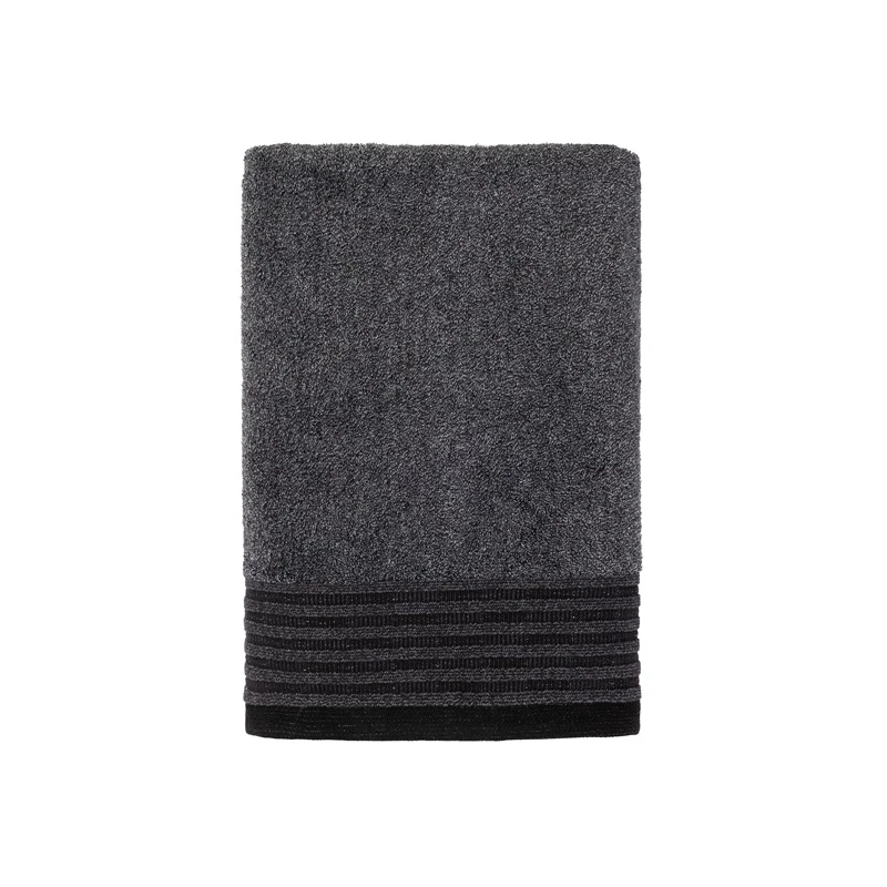 Dvielis hudson 650 gsm 70x140cm melna