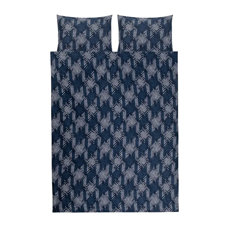 Gultas veļas komplekts Domoletti Navaro D-1068, zila, 200 x 220 cm