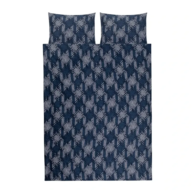 Gultas veļas komplekts Domoletti Navaro D-1068, zila, 200 x 220 cm