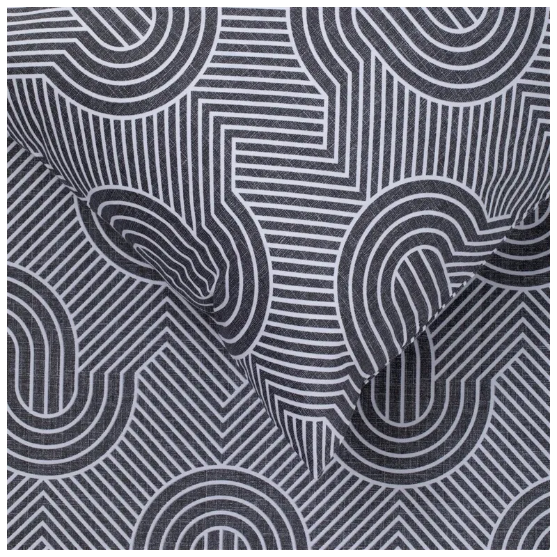 Patalynės užvalkalų komplektas Domoletti Decora D-889, pilka sp., 140 x 200 cm
