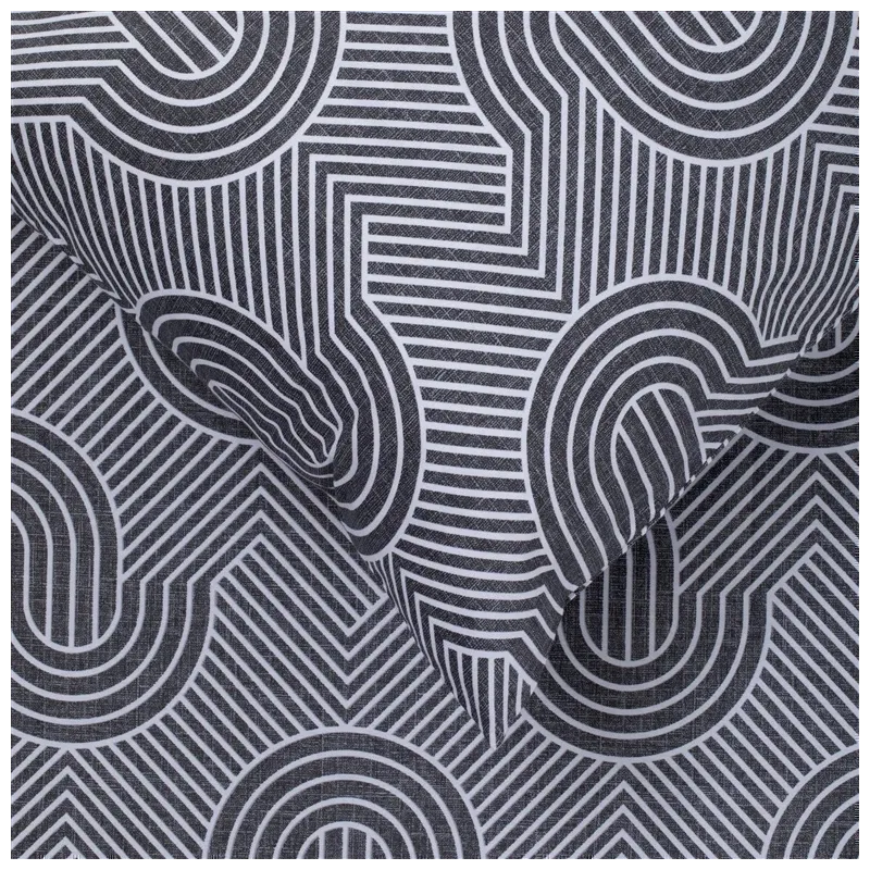 Patalynės užvalkalų komplektas Domoletti Decora D-889, pilka sp., 140 x 200 cm
