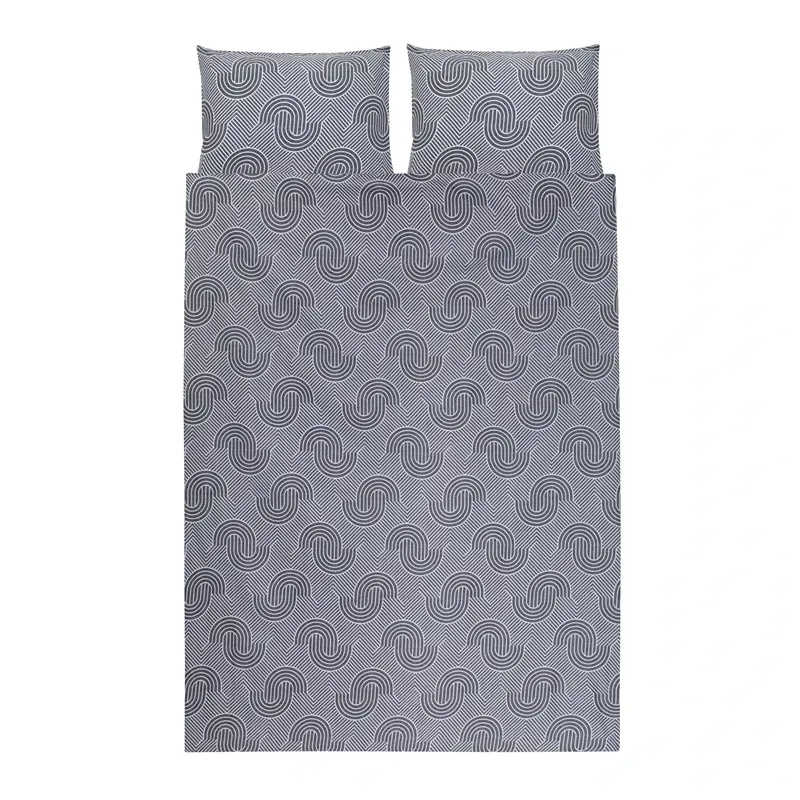 Gultas veļas komplekts Domoletti Decora D-889, pelēka krās., 200 x 220 cm