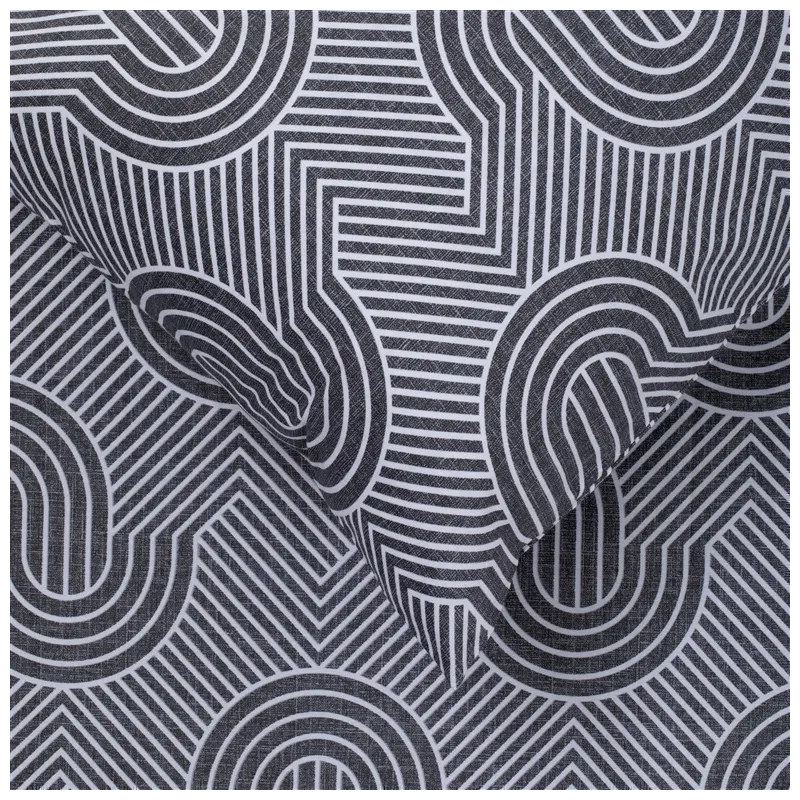 Gultas veļas komplekts Domoletti Decora D-889, pelēka krās., 200 x 220 cm