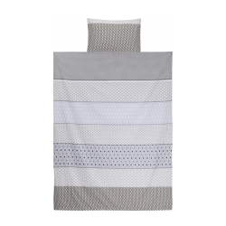 Gultas veļas komplekts Domoletti D-7676, pelēks, 140x200 cm