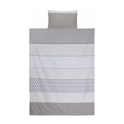 Gultas veļas komplekts Domoletti D-7676, pelēks, 140x200 cm