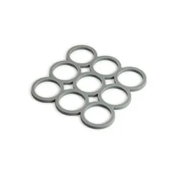 Plautuvės kilimėlis Okko, 15.5 cm x 15.5 cm, Pilka sp.