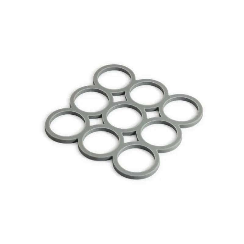 Коврик для раковины Okko, 15.5 см x 15.5 см, Серый