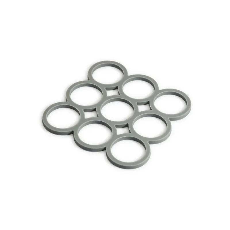 Коврик для раковины Okko, 15.5 см x 15.5 см, Серый