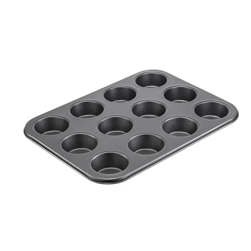 Mould 12 muffin cake 35x26.5x3cm grey