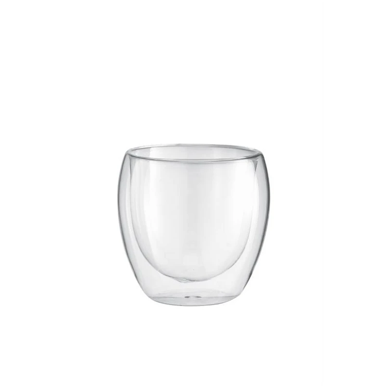 Krūzīte dubultstikla 2 gab 0,35l