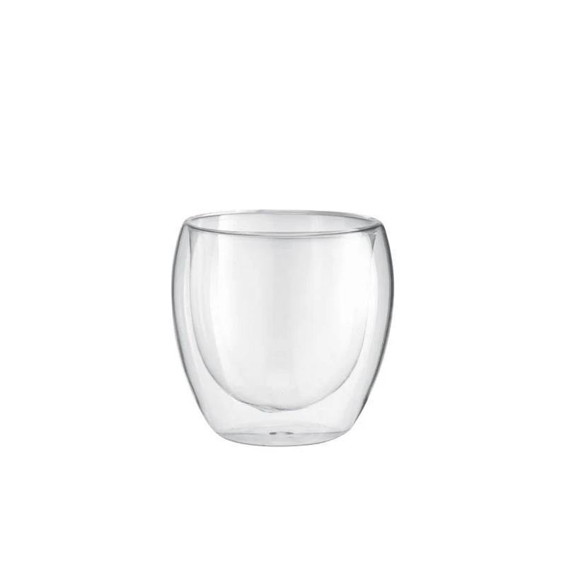 Krūzīte dubultstikla 2 gab 0,35l