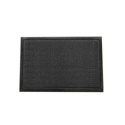 Durvju paklājiņš Domoletti 3D, melns, 40 cm x 60 cm x 1 cm