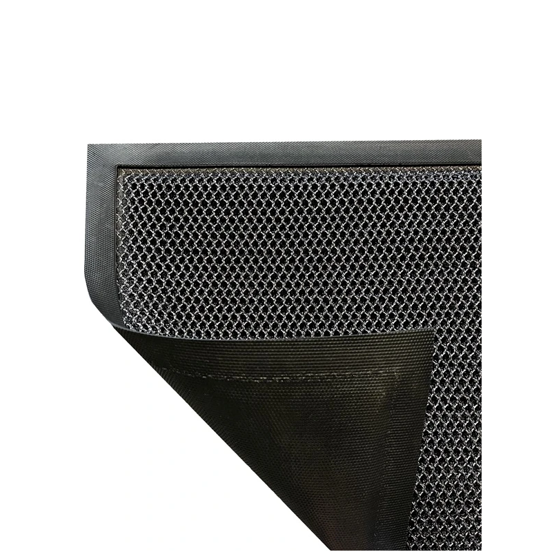 Durvju paklājiņš Domoletti 3D, melns, 60 cm x 90 cm x 1 cm