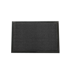 Durvju paklājiņš Domoletti 3D, melns, 80 cm x 120 cm x 1 cm