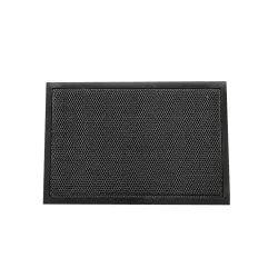 Придверный коврик Domoletti 3D, черный, 80 см x 120 см x 1 см