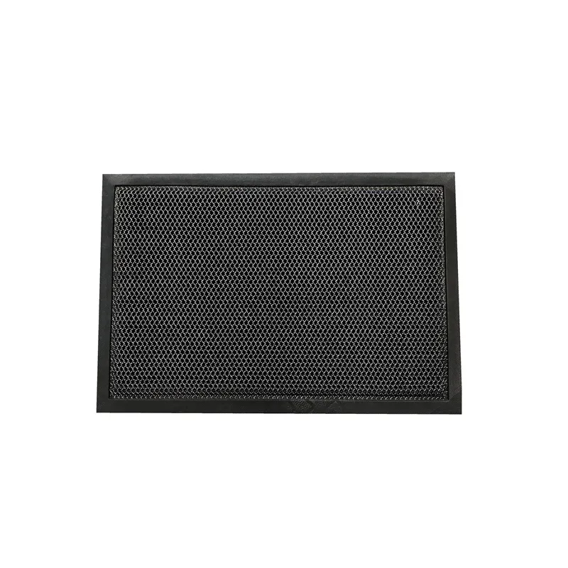 Door Mat Domoletti 3D, black, 80 cm x 120 cm x 1 cm