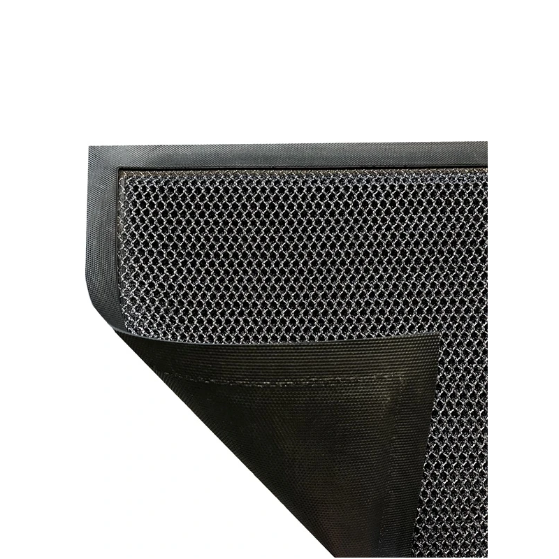 Durvju paklājiņš Domoletti 3D, melns, 80 cm x 120 cm x 1 cm