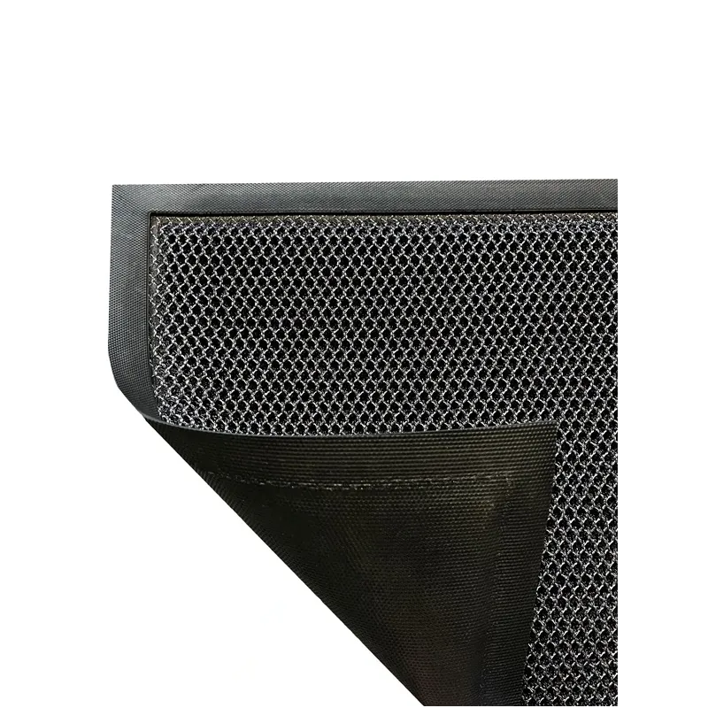 Durvju paklājiņš Domoletti 3D, melns, 80 cm x 120 cm x 1 cm