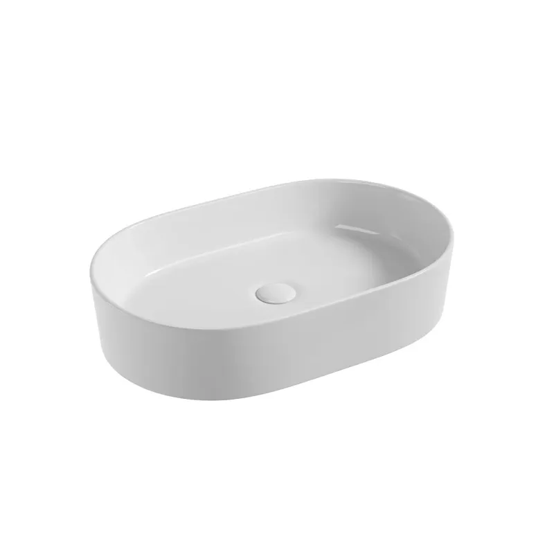 Vannas istabas izlietne Domoletti, keramika, 62 cm x 40 cm x 15 cm, balta