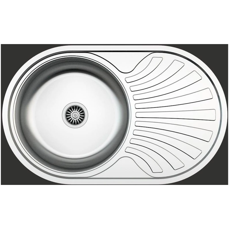 Izlietne as196 + sifons as1007 78x48cm