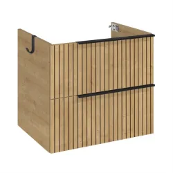 Seina vannitoakapp Masterjero Lamello, pruun v., 44.9 cm x 60 cm x 53 cm